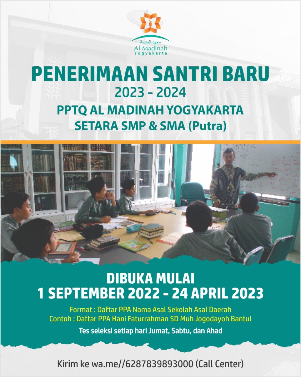 PSB PPTQ Al Madinah Yogyakarta 2023/2024