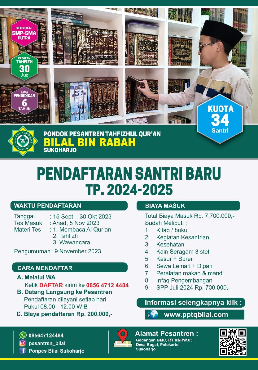 PSB PPTQ BILAL BIN RABAH TP 2024/2025