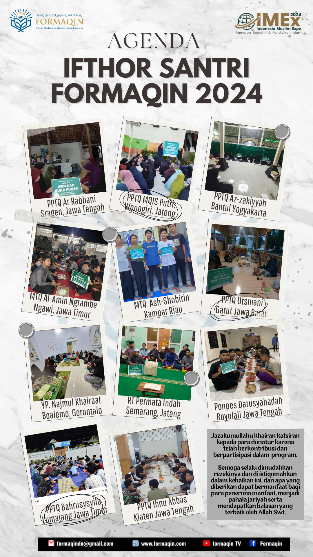 AGENDA IFTHOR SANTRI FORMAQIN 2024