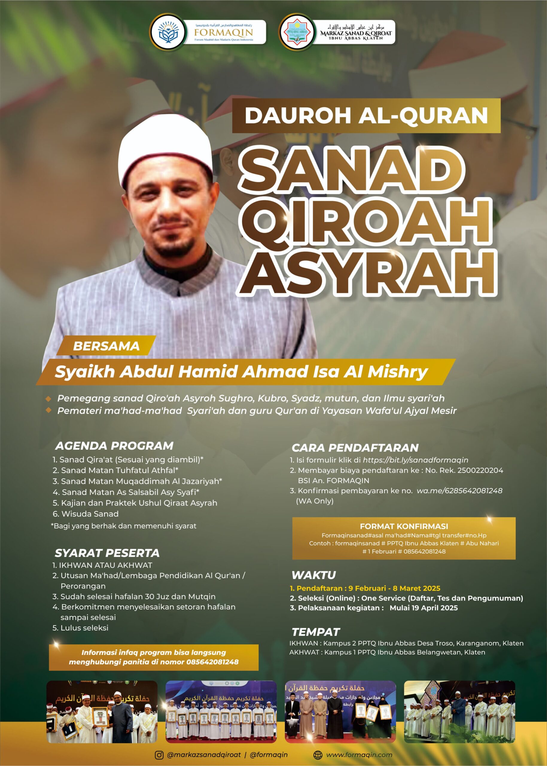 DAUROH QUR’AN FORMAQIN | MARKAZ SANAD QIROAT ANGKATAN 2025