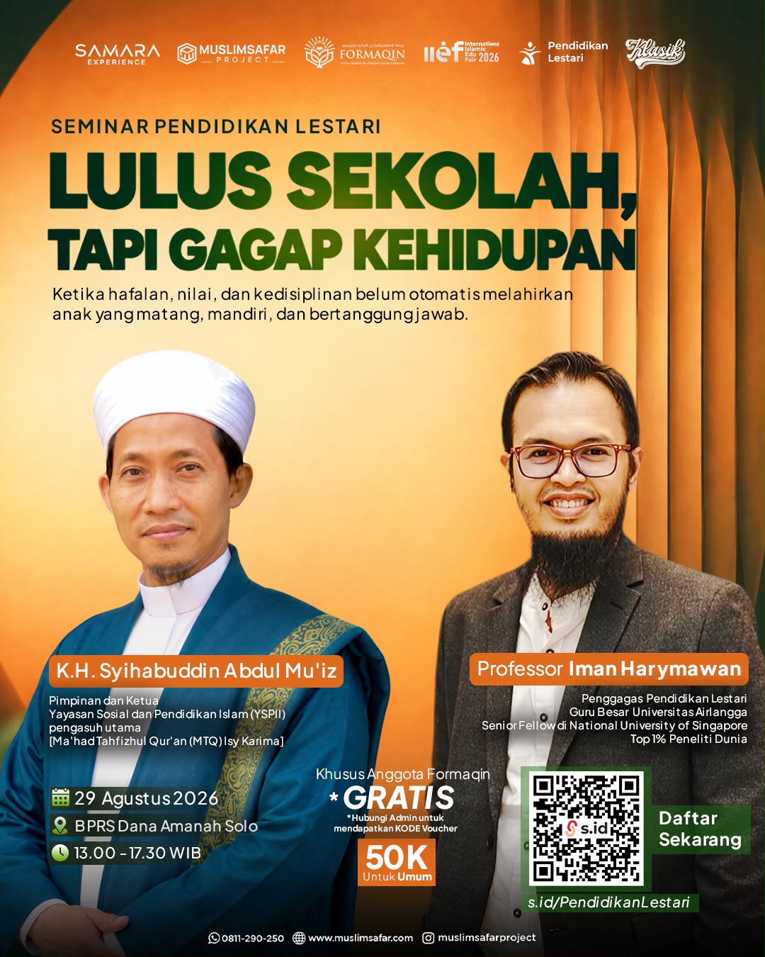 Seminar Pendidikan Lestari : Lulus Sekolah, Tapi Gagap Kehidupan